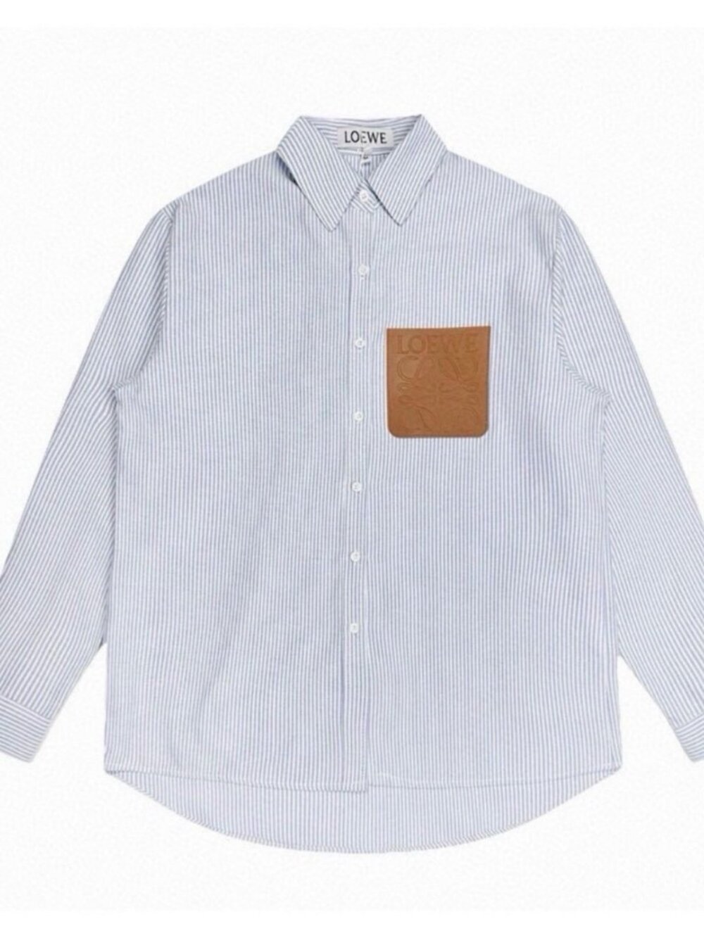 😀LOEWE😀 striped long-sleeved polo shirt